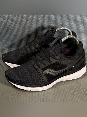 Saucony Stretch & Go Black Running Shoes Women’s Size 8